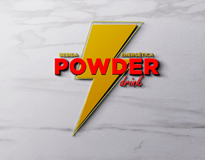 Criação de Logo e comunicação visual do Powder Drink