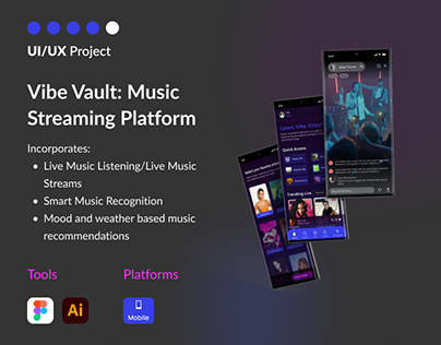 Vibe Vault: Music Listening & Streaming App
