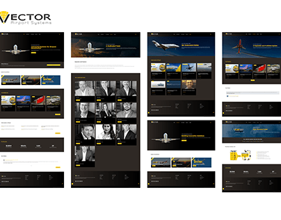 Vector Airport Systems Website Development