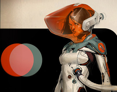 Space suit designs series