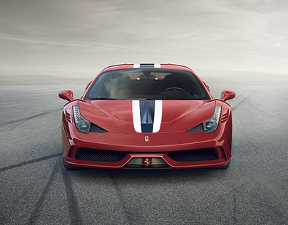 Ferrari 458 Speciale launch website