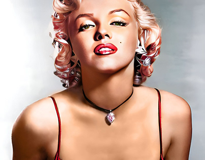 Marilyn Monroe (Dramatic Recolor)
