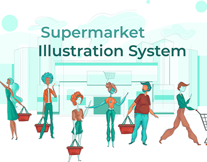Supermarket Illustration System