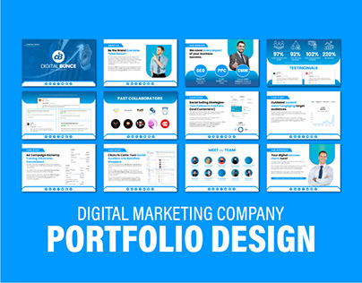 Digital Marketing Company Profile/Portfolio Design
