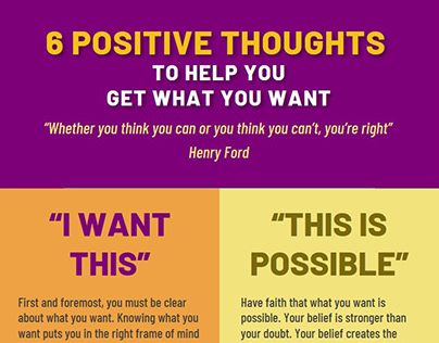 6 Positive Thoughts to Help You Get What You Want