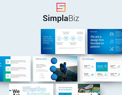 Free - SIMPLA Business Powerpoint Template