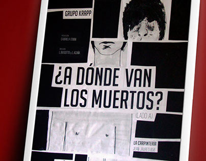 Afiche - A Donde Van Los Muertos (Lado A)