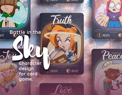 Battle in the Sky | Character design for card game.