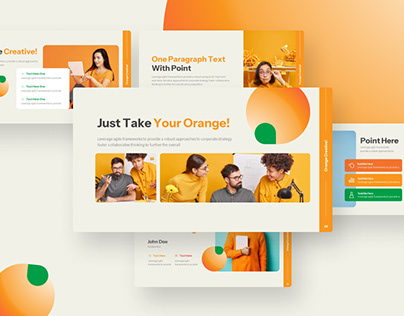 Orange Creative Multipurpose PowerPoint Template