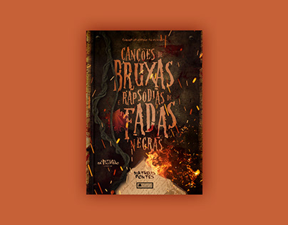 Design de capa "Canções de Bruxas"