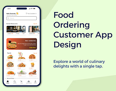 Food Ordering - Customer App