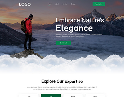 Nature Template Website Design