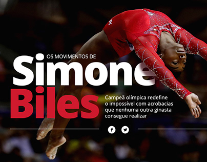 Os movimentos de Simone Biles