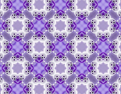 A cute little purple and white ghost pattern