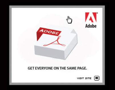 Adobe Acrobat " work together better" banners