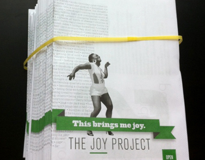 This Brings Me Joy : Newsprint Poster