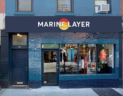 Marine Layer Painted Sign