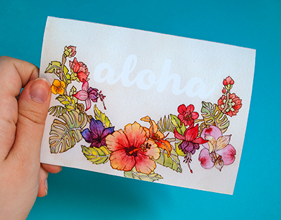 Aloha Greeting Card