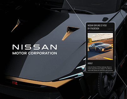 UX/UI-Design — Nissan Global Corporate