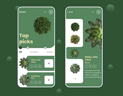 florest mobile app