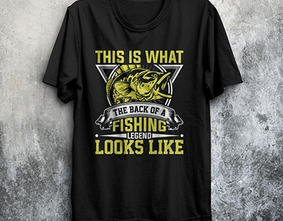 Fishing t shirt desing