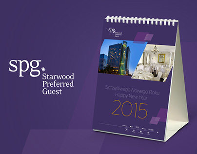 Starwood Hotels & Resorts Calendar 2015