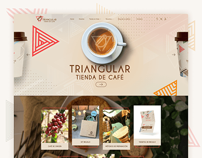 Triangular Website Design