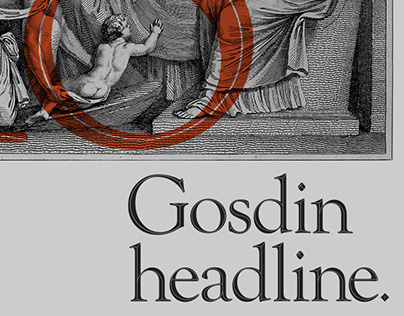 'GOSDIN'-Headline Font.