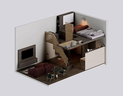 Modular multi-level apartment concept