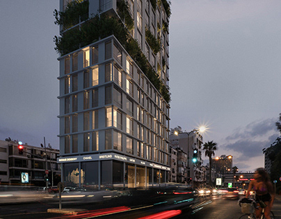 Exclusive building in Tel Aviv | Render by PITOM studio