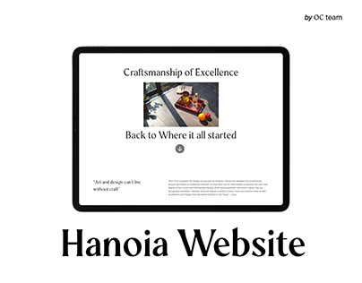 Hanoia | Website Redesign