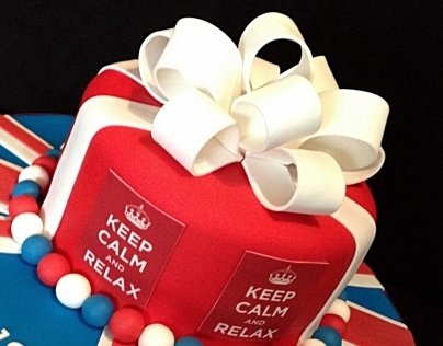 Keep Calm and Relax Cake