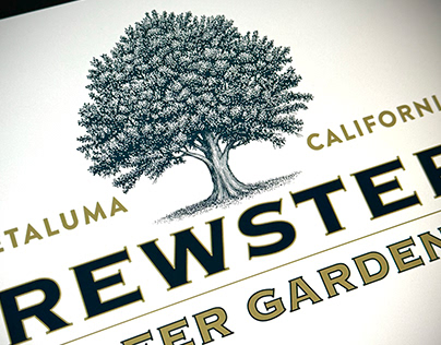 Brewsters Beer Garden Logomark by Steven Noble