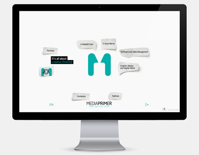 MediaPrimer's rebranding (microsite)