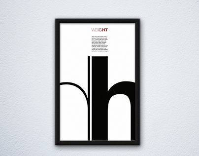 Weight Poster Series 
