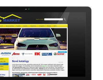 Motomarket, webdesign
