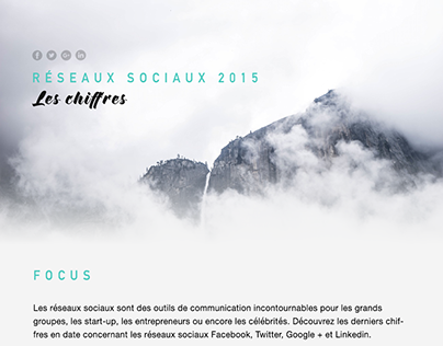 Réseaux sociaux 2015 - Les chiffres en infographie