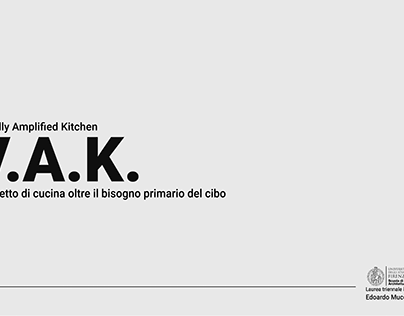 V.A.K. Virtually Amplified Kitchen