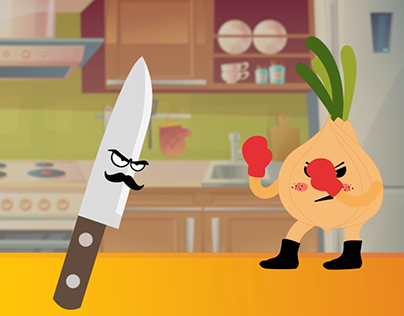 Cartoon | Knife vs Onion
