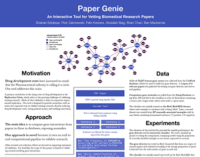 A tool for validating biomedical research papers