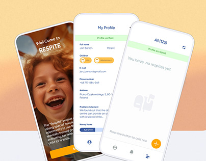 Mobile application for nanny recruitment for orphans