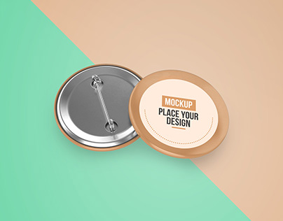 Button Badge Mockup Package