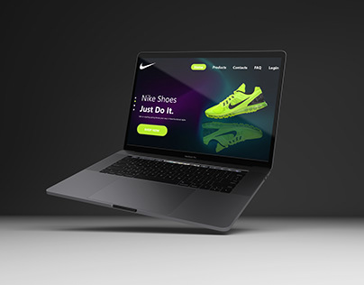 Nike Shoes Web Design