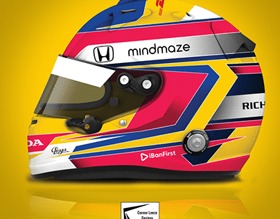 Romain Grosjean 2023 Helmet Design Concept