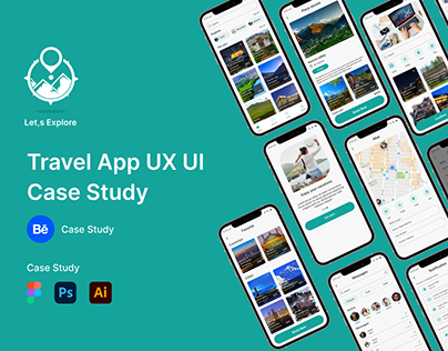 Travel App Case Study UX UI