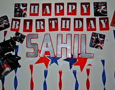 Captain America- Sahil's Birthday
