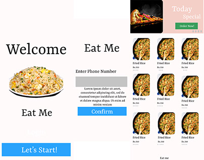 My first UI desgin Project (Eat Me)