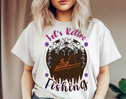 Fish & Fishing T-shirt Design.