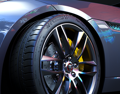 Wheel I Jaguar F-Type I Full CGI
