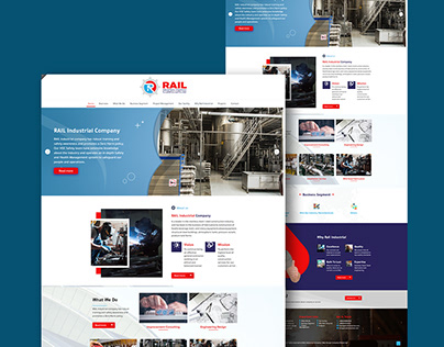 Rail Industrial Website Design